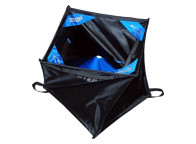 Cubo plegable para hondillas de trepa. Muy práctico y ágil.