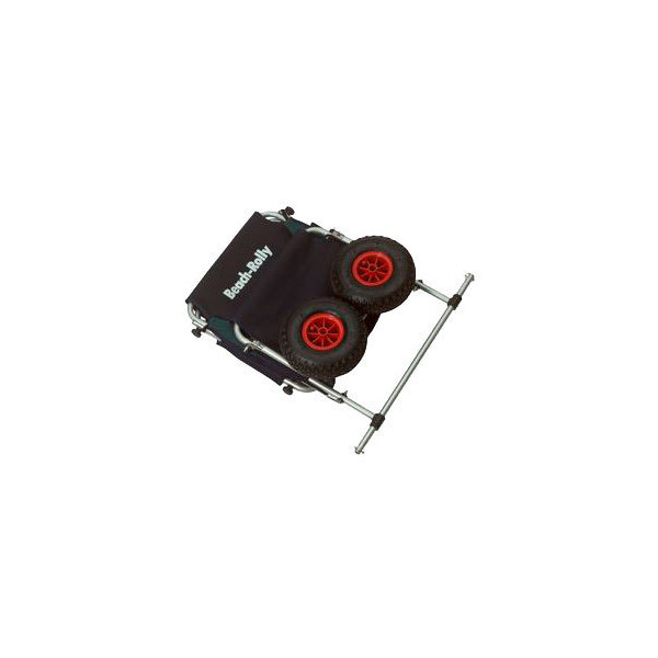 Carro de transporte y silla plegable Beach Rolly de color oliva